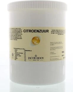 Jacob Hooy Citroenzuur Meelkristal 1 Kg -Schoonmaakproducten Winkel 953x1200 1