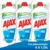Ajax® Ajax Allesreiniger Fris 6 X 1.25L - Voordeelverpakking 1 Ajax® Ajax Allesreiniger Fris 6 X 1.25L - Voordeelverpakking -Schoonmaakproducten Winkel 953x1200