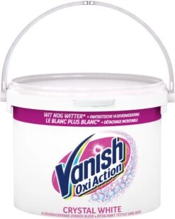 Vanish Oxi Action Crystal White Base Poeder - Voor Witte Was - 2,4 Kg -Schoonmaakproducten Winkel 958x1200
